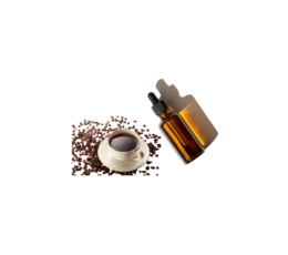 Alternatif metin: Kahve esansı, yoğun ve sıcak kavrulmuş kahve aroması.